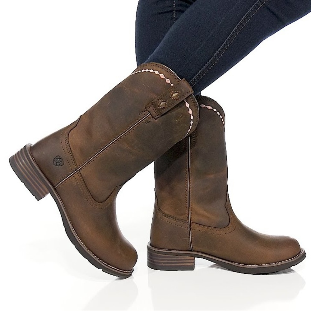 Ariat Brown Unbridled Roper Western Boots